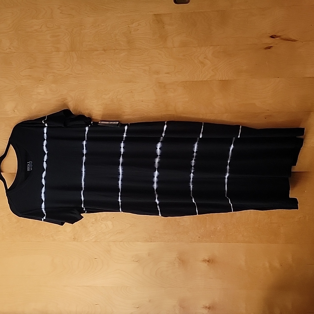 Marc New York Performance MNY Black White Maxi Dress